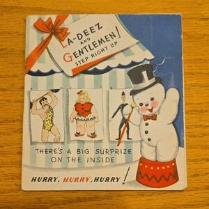 Vintage 1940s Christmas Card